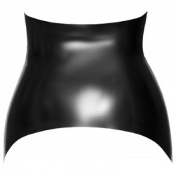 Late X Suspender Belt - Reggicalze in Lattice Nero, Taglia 2XL