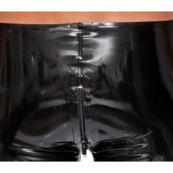 Late X Pants - Pantaloncini Corti in Lattice, Neri, Taglia M