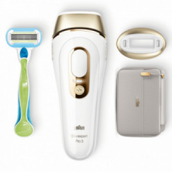 Braun Silk-expert Pro IPL PL5054 Luce pulsata intensa (IPL) Oro, Bianco