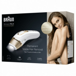 Braun Silk-expert Pro IPL PL5054 Luce pulsata intensa (IPL) Oro, Bianco