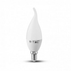 V-TAC PRO Lampadina LED Chip Samsung E14 5,5W Candela a Fiamma 4000K