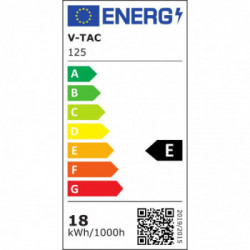 LED Bulb - Samsung Chip 18W E27 G120 Plastic 6400K 111 lm/w