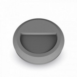 2W LED Step Light Grey Body Round IP65 4000K