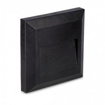 2W LED Step Light Black...