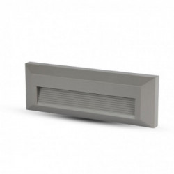 3W LED Step Light Grey Body Rectangular IP65 4000K