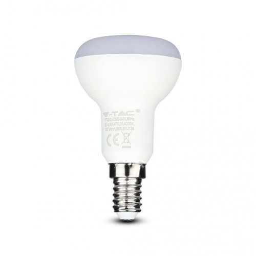 LED Bulb - Samsung Chip 6W E14 R50 Plastic 6400K