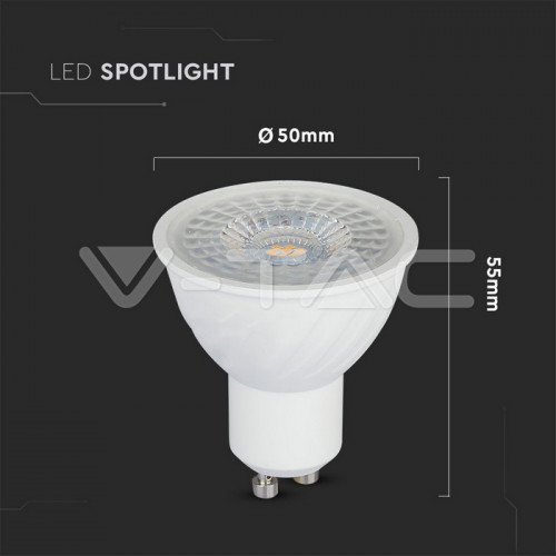 V-TAC VT-247 lampada LED 6,5 W GU10 F