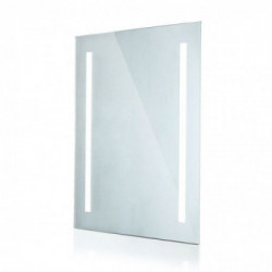 7W LED Mirror Light Rectangle Chrome With Pull Cord Switch 800*600*35mm IP44 Anti Fog 6400K
