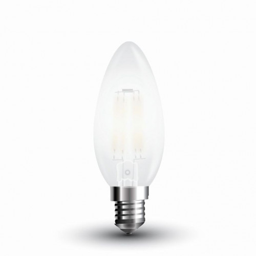 LED Bulb - 4W Filament E14 Frost Cover Candle...