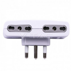 V-TAC 8726 adattatore per presa di corrente Tipo L (IT) Bianco