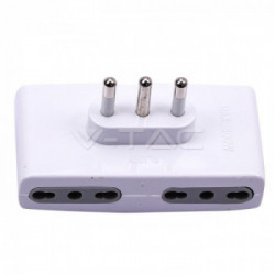 V-TAC 8726 adattatore per presa di corrente Tipo L (IT) Bianco