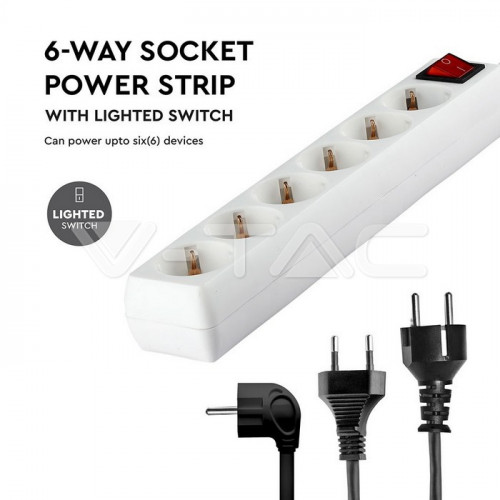 V-TAC VT-1115 prolunghe e multiple 1,5 m 5...