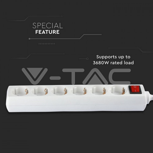 V-TAC VT-1115 prolunghe e multiple 1,5 m 5...