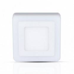 18W+3W LED Surface Panel Downlight - Square 4500K    EMC+CR80