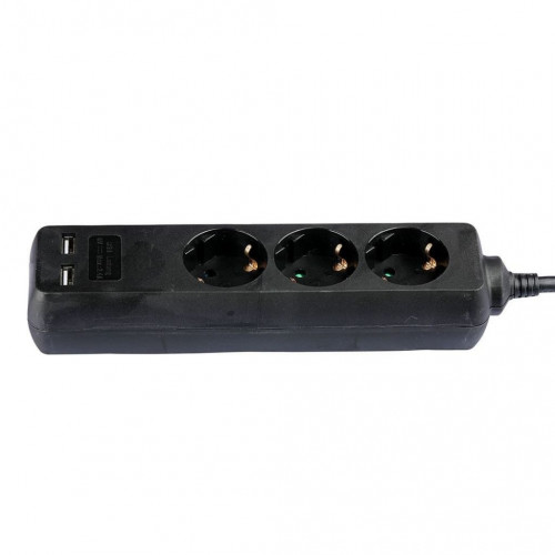 3 Ways Socket With 2 USB (3G 1.5MM2 X 1.5M)...