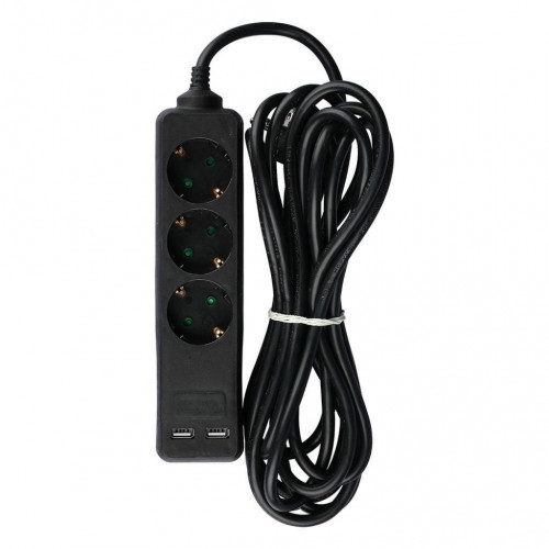 3 Ways Socket With 2 USB (3G 1.5MM2 X 5M)...