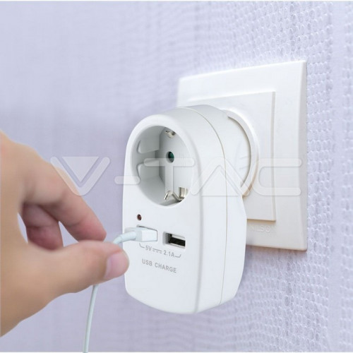 V-TAC VT-1044 adattatore per presa di corrente...