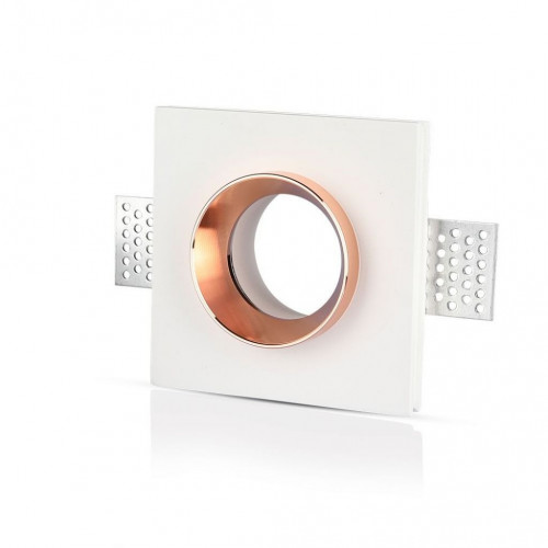 GU10 Fitting Gypsum White Recessed Light With...