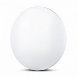 18W Led Dome Light-300Mm With Milky Cover Cct:3In1-Round
