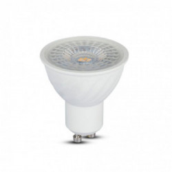 6W Gu10 Ripple Plastic Spotlight With Samsung Chip 6500K 110'D Dimmable