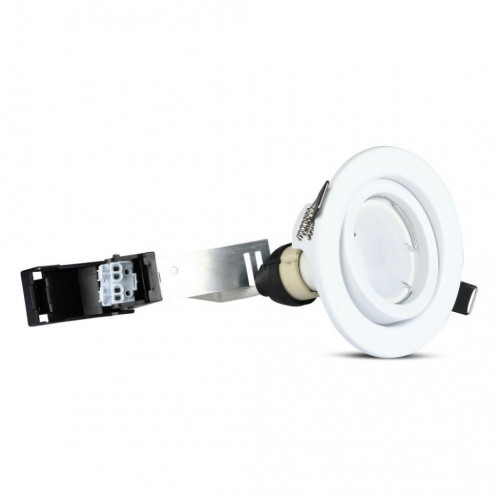 LED Spotlight - 5W GU10 With Fitting White Body...