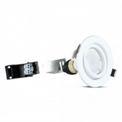 LED Spotlight - 5W GU10 With Fitting White Body 3000K 3pcs/Pack