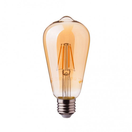 4W Led St64 Filament Amber Cover Bulb 2200K E27