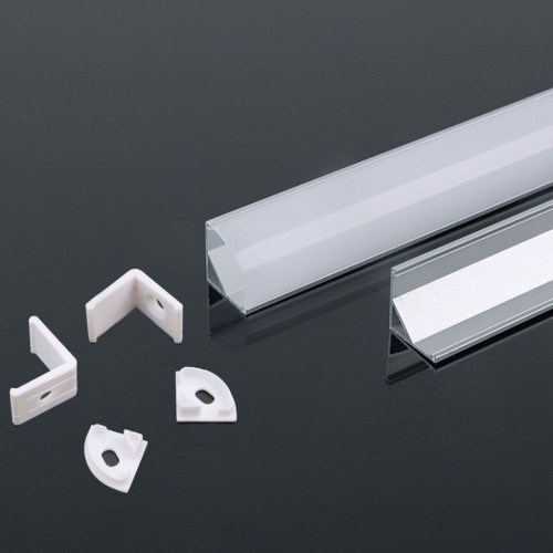 Led Strip Mounting Kit With Diffuser Aluminum...