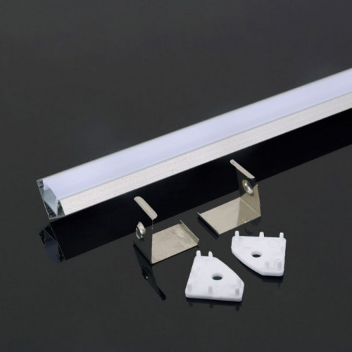 Led Strip Mounting Kit With Diffuser Aluminum...