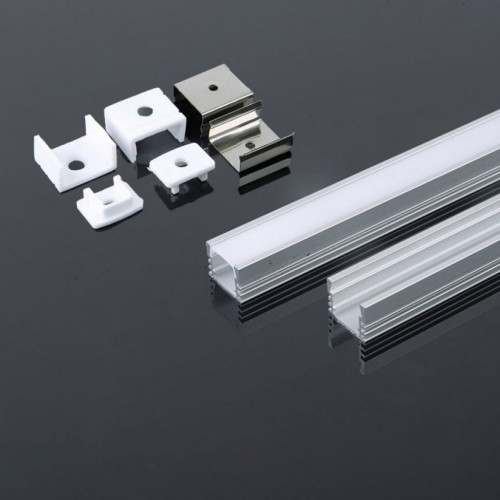 Led Strip Mounting Kit With Diffuser Aluminum...