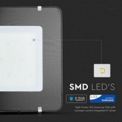 V-TAC PRO Faro LED SMD Chip Samsung 400W 120LM/W Colore Nero 4000K IP65