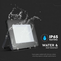 V-TAC PRO Faro LED SMD Chip Samsung 400W 120LM/W Colore Nero 4000K IP65