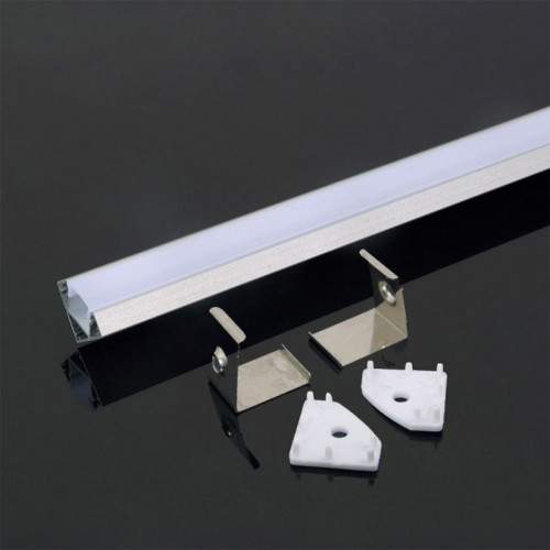 Led Strip Mounting Kit With Diffuser Aluminum...