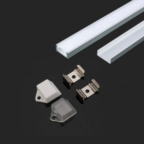 Led Strip Mounting Kit With Diffuser Aluminum...