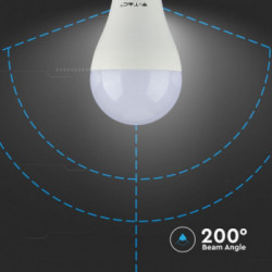V-TAC Lampadina LED E27 15W A65 3000K (Box 3 pezzi)