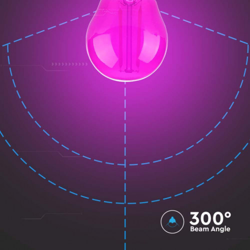 V-TAC Lampadina LED E27 2W G45 Filamento Colore...