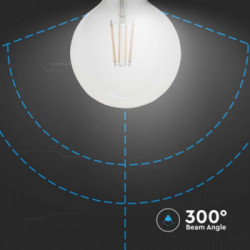 V-TAC Lampadina LED E27 12,5W G125 Filamento 4000K