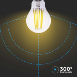 V-TAC Lampadina LED E27 18W 135LM/W A67 Filamento 3000K