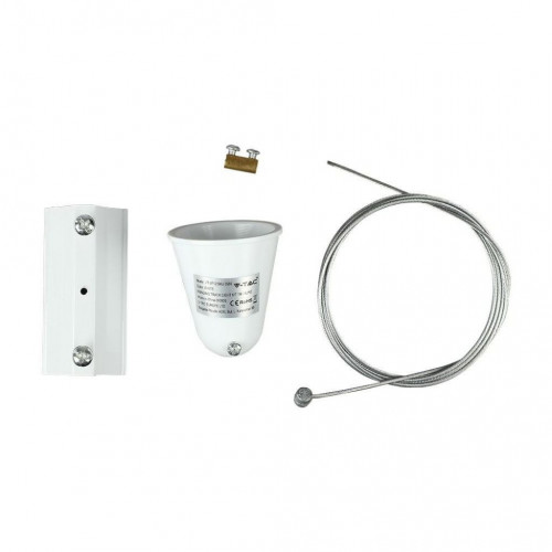 Hanging Track Light Kit 1M/4Line White