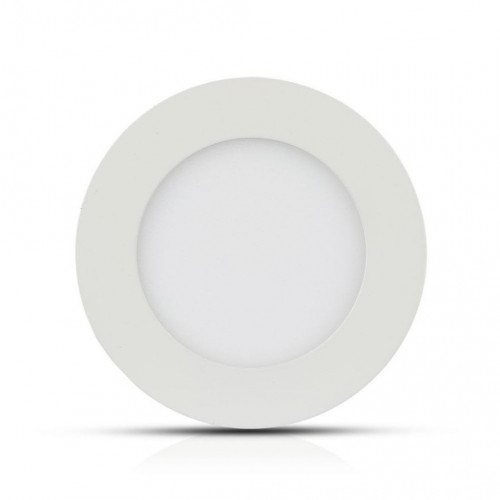 6W LED Panel Premium Samsung Chip Round 3000K