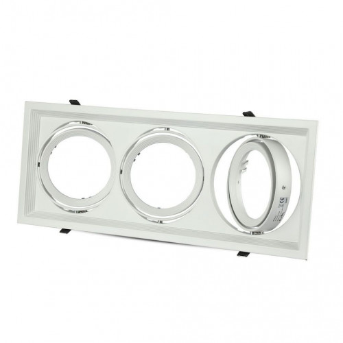 3xAR111 Fitting White