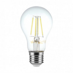 V-TAC Lampadina LED E27 12W 125LM/W A70 Filamento 6500K