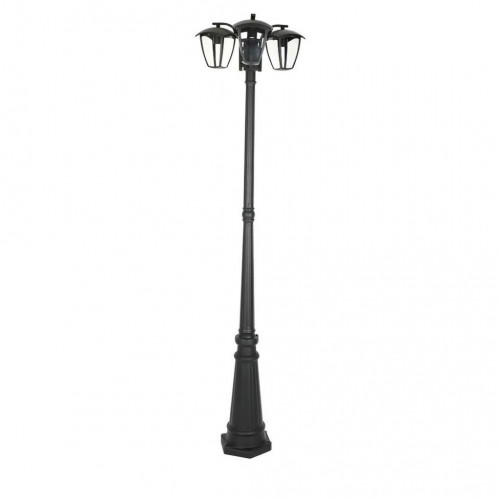 Pole Lamp 3XE27 1990mm IP44 Black