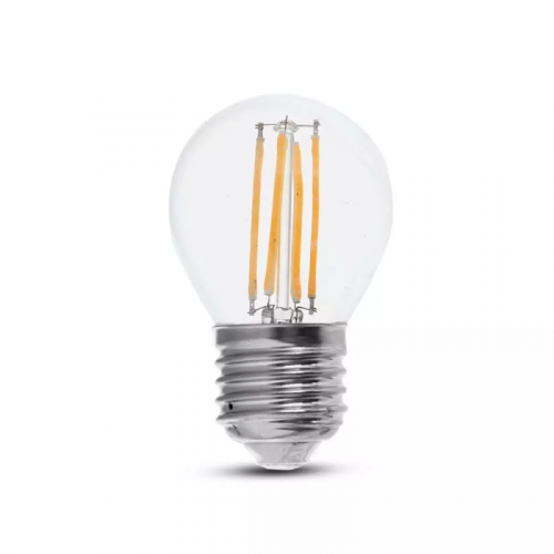LED Bulb - 6W Filament E27 G45 Clear Cover 6400K