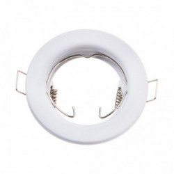 GU10 Round Spotlight Fitting White 2 pcs/box