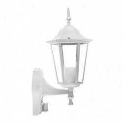 Wall Lamp With Sensor E27 Matt White