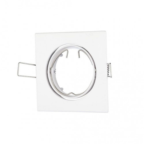 GU10 Fitting Square Movable White