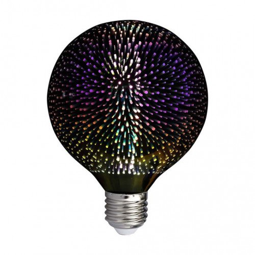 V-TAC Lampadina LED E27 5W G125 Filamento 3D 3000K