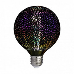 V-TAC Lampadina LED E27 5W G125 Filamento 3D 3000K