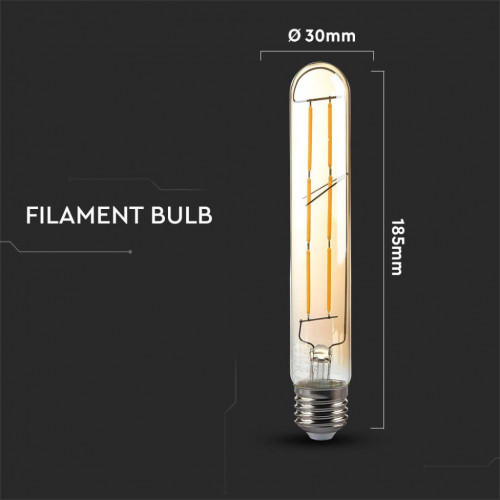 V-TAC Lampadina LED E27 6W 100LM/W T30...
